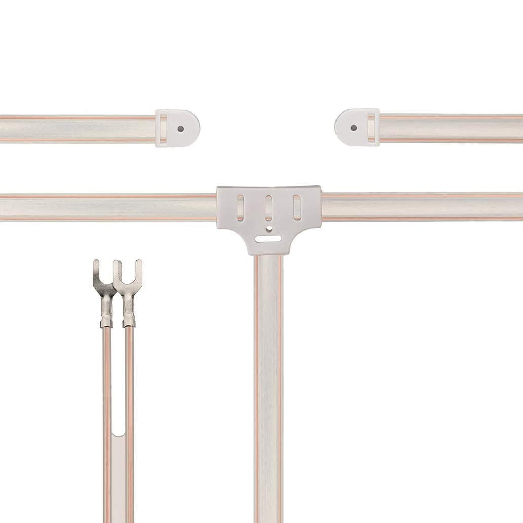 Bingfu FM Dipole Antenna 300 Ohm with 2 Pin Bare Wire Twin Lead for Indoor Digital HD Radio Table Top FM Radio AV Audio Video Home Theater Stereo Receiver HDTV TV Tuner