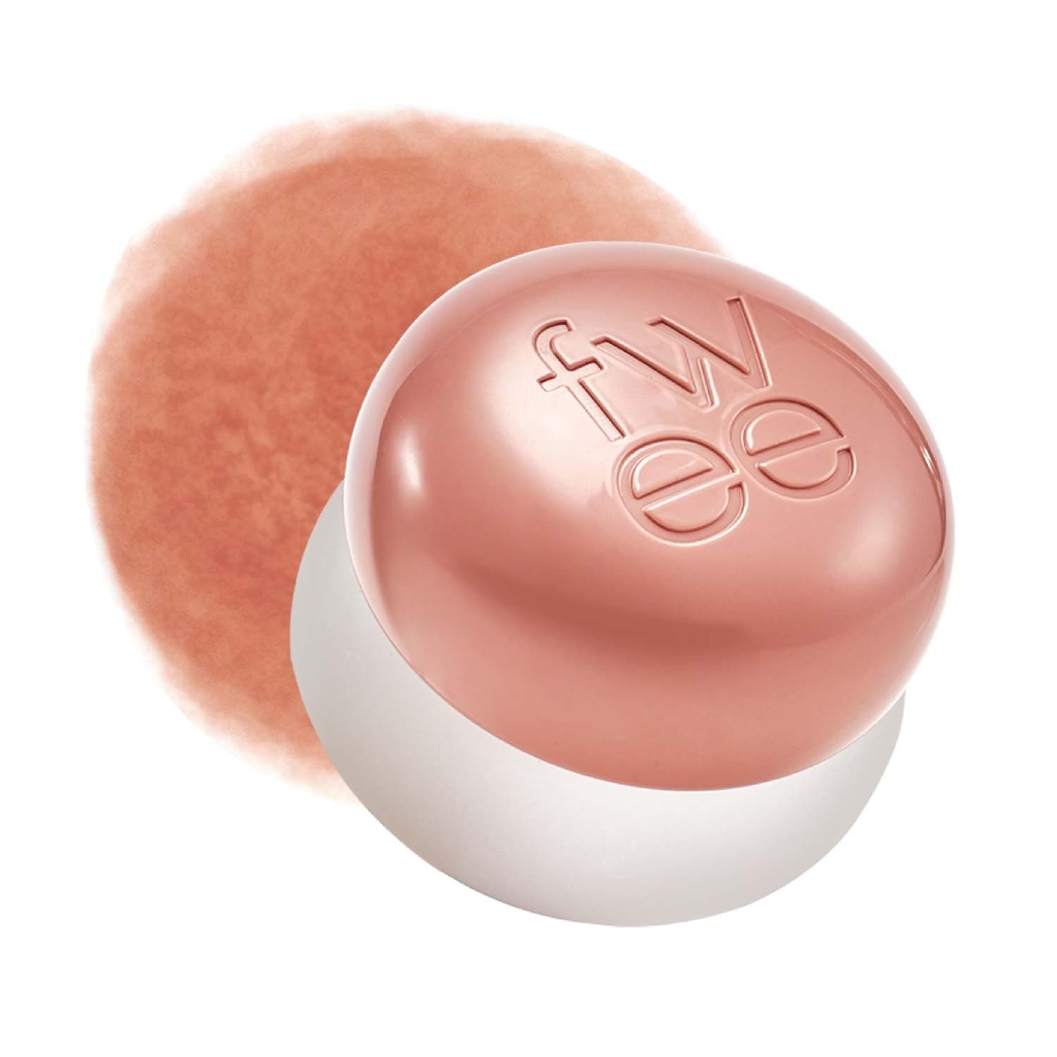 fwee Blurry Pudding Pot | Airbrushed Blush & Lip, Buildable & High Pigment, Long-lasting, Lightweight, Natural Soft Matte Finish, Satin Finish Blurring Blush - Be (Brownish Nude) | 0.17 oz