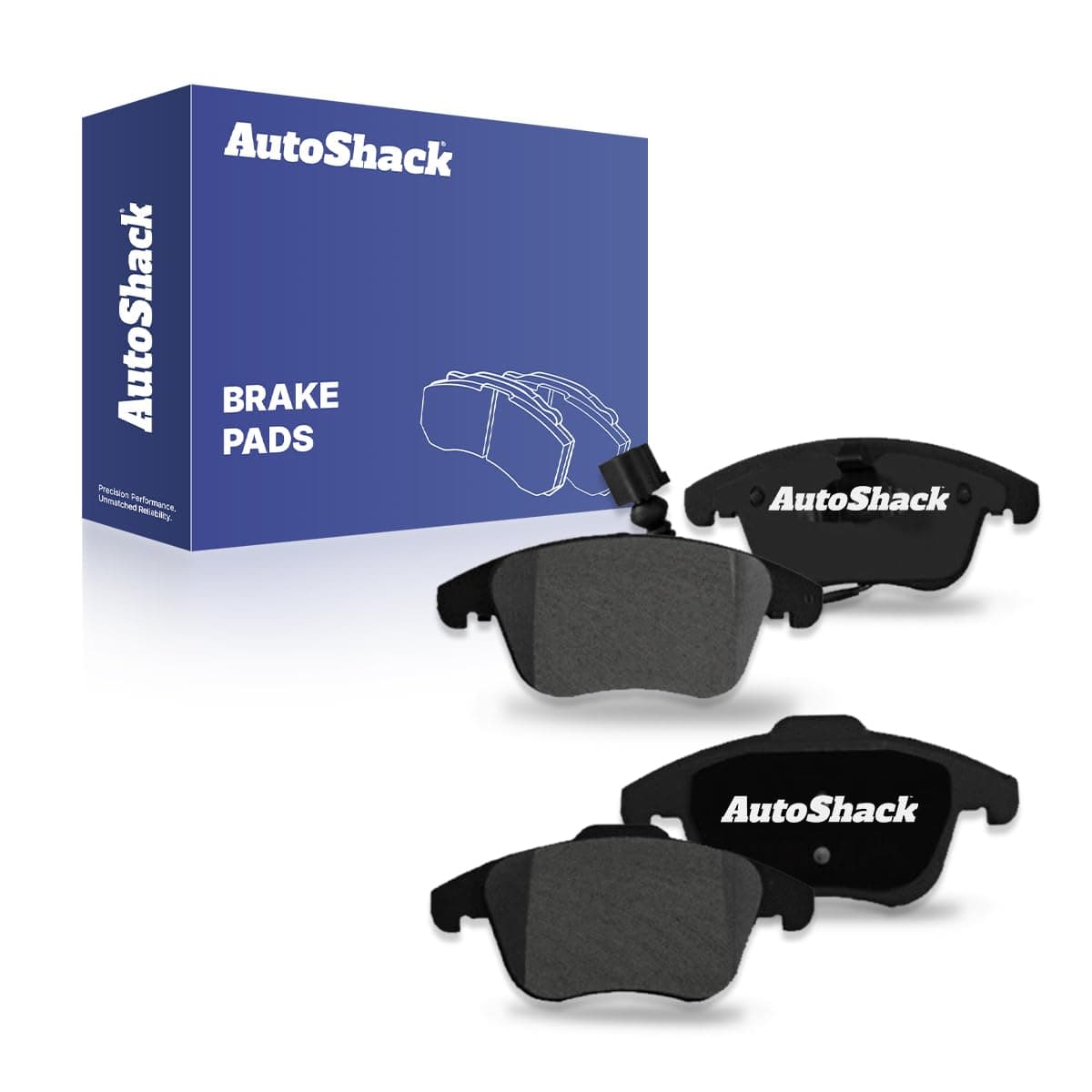 AutoShack Front Ceramic Brake Pad Set Replacement for 2012-2020 Volkswagen Passat 2009-2017 Volkswagen Tiguan 2017-2018 Volkswagen Tiguan Limited 4-PC