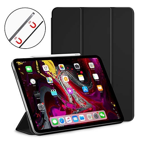XIWMIX Case for New iPad Pro 12.9 inch 2018, Magnetic Ultra Slim Lightweight Trifold Stand with Auto Sleep/Wake Cover for iPad Pro 12.9 Inch 2018, Black