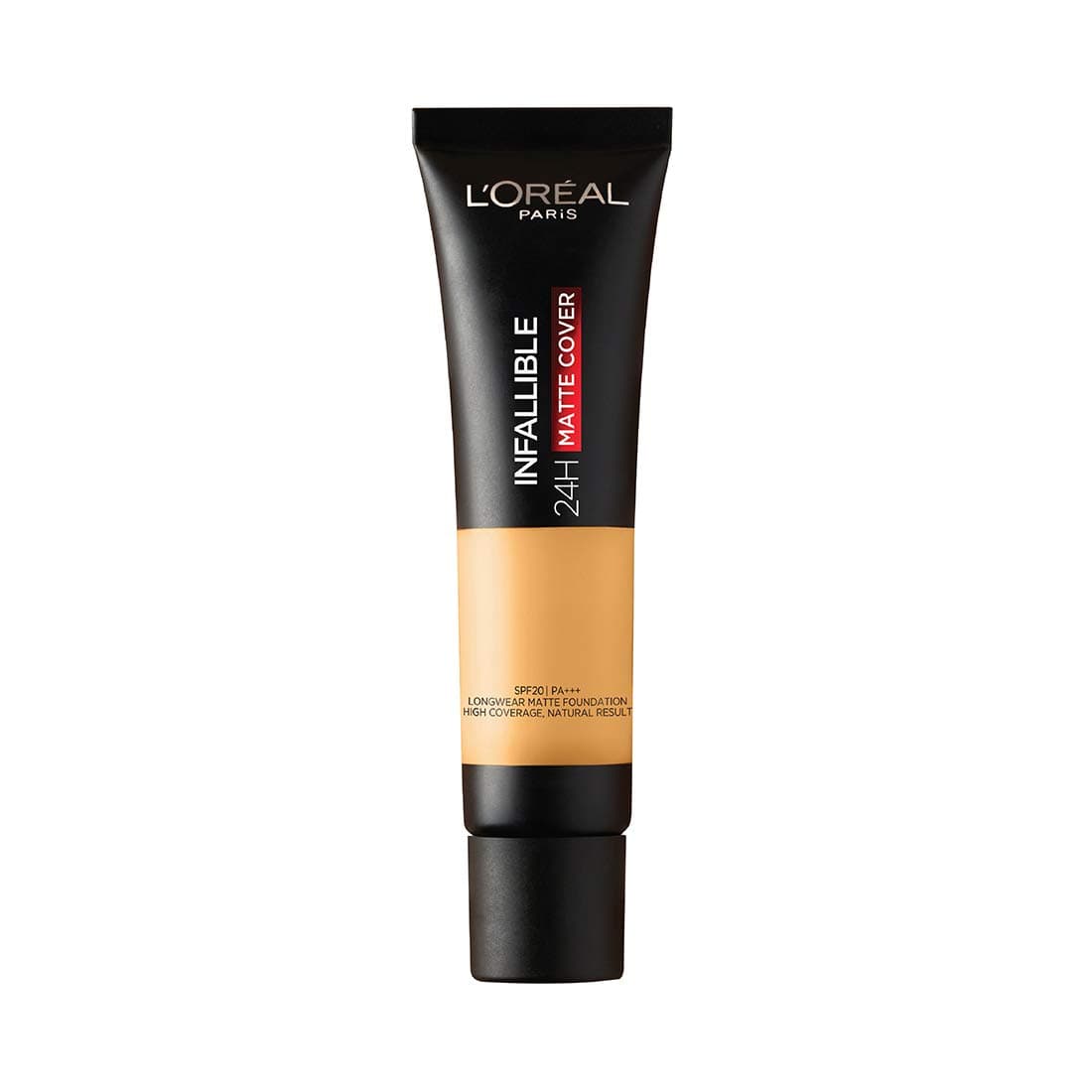 Loreal Paris Infallible 24H Matte Cover Liquid Foundation, 253 Caramel Sand, 35 ml