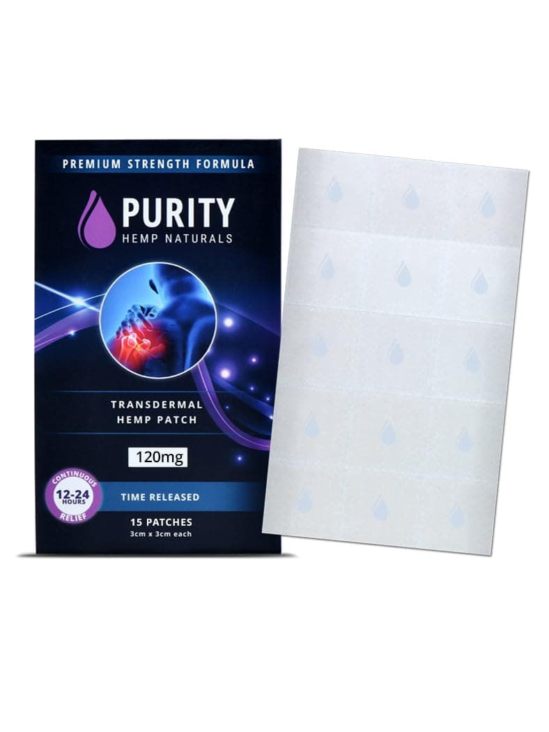 Body Discomfort Patch 120 mg - 15 ct (8 mg ea.) Lasts 24 Hours. Sweat & Water Resistant. Convenient & Discreet. For Use On Any Part Of The Body. Plant-Based Extended-Release Patch
