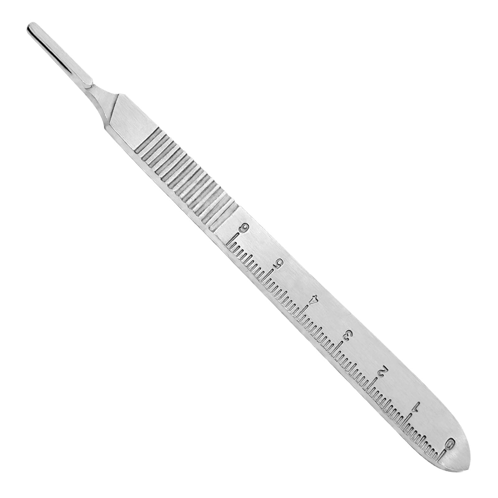SS INSTRUMENTX Scalpel Handle No.3 BP Handle Fits Blades Numbers 6-16 (1 Count (Pack of 1) Silver)
