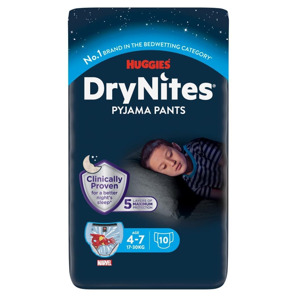 Drynites Pyjama Pants - Boy Size 4-7 Years (17 to 30 Kg)