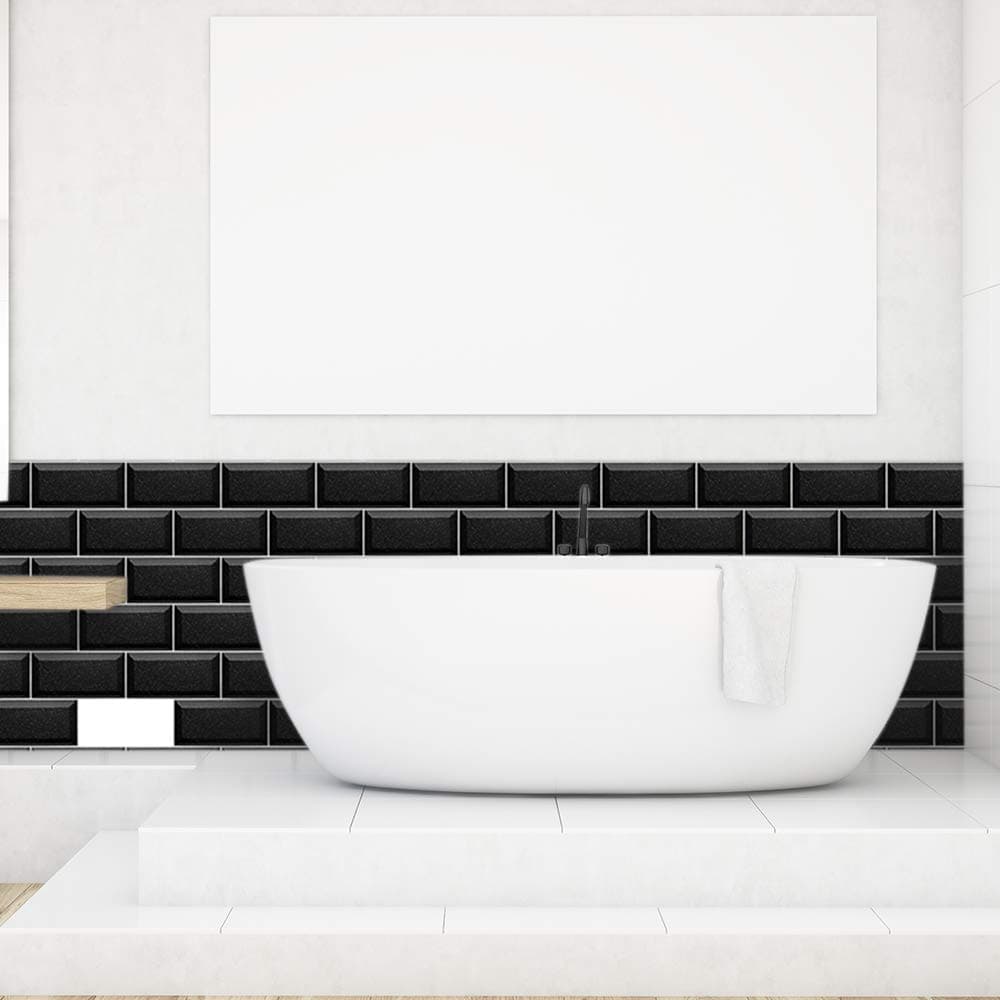 Wall Tile Transfers Sticker for Home Decor, Peel & Stick self-Adhesive splashback, Tile Decals for Living Room Kitchen Bathroom Decor, 54 Pieces