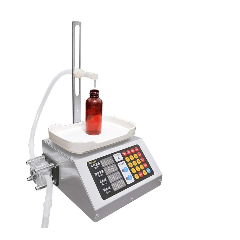 Automatic Digital Liquid Filling Machine Peristaltic Pump Digital Control Bottle Filler for Essential Oil, Perfume, Spraying Bottle(3-500ml)