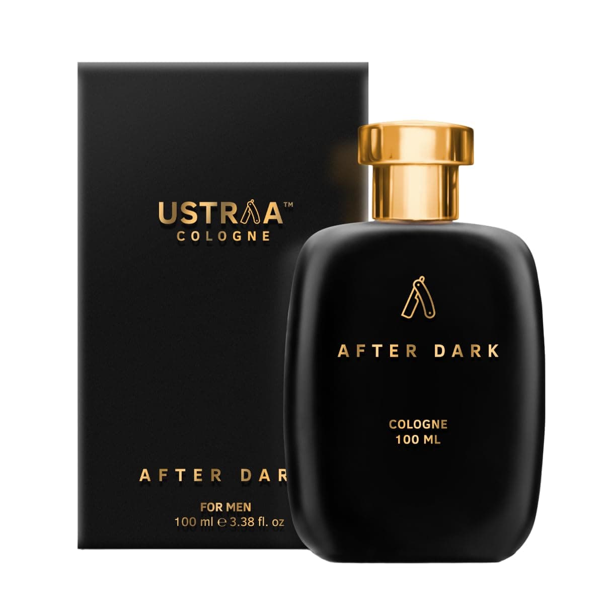 Ustraa After Dark Cologne - 100ml - Perfume for Men | Rich with Saffron, Oudh and Musky notes | Suitable for night occasions | Masculine, Long-lasting fragrance