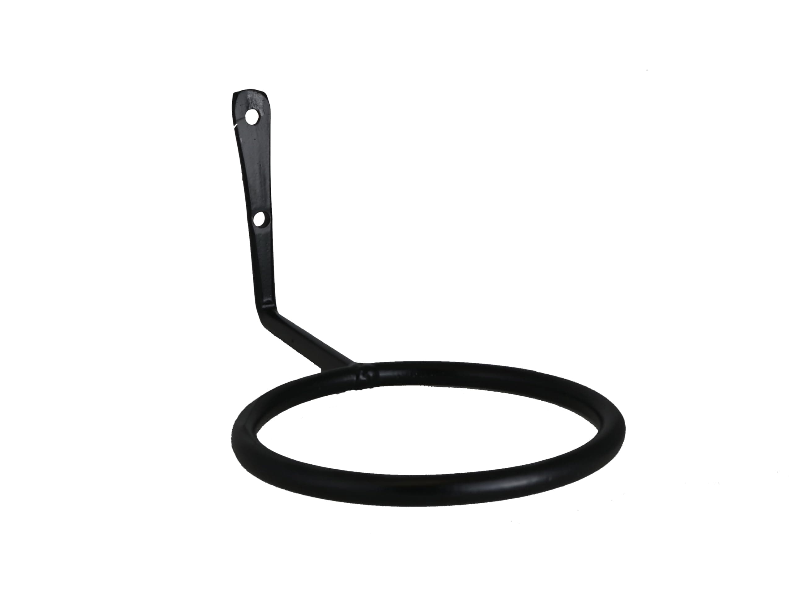 4 Inch Flower Pot Ring - Durable Steel Flower Pot Bracket - Black