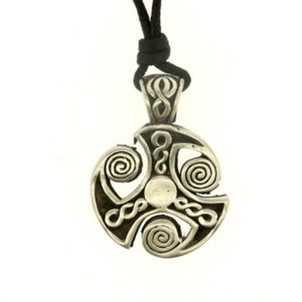 Celtic Unisex Pewter Pendant - Destiny Knot