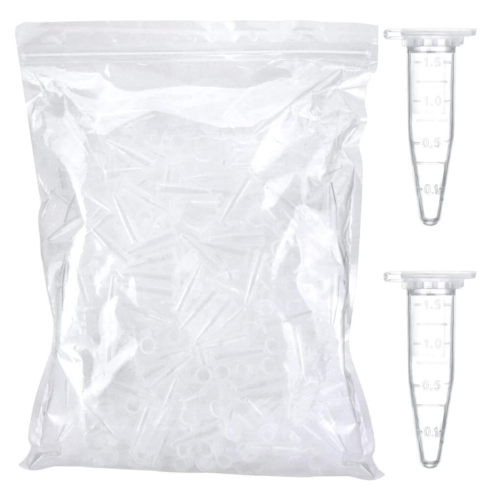 1.5ml Microcentrifuge Tubes 500 Pieces, EO Sterilized