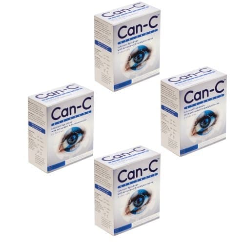 Can C, Can-C Eye-Drops: Cataract Treatment Without Surgery 4 Pack, 8 x 5ml Vials
