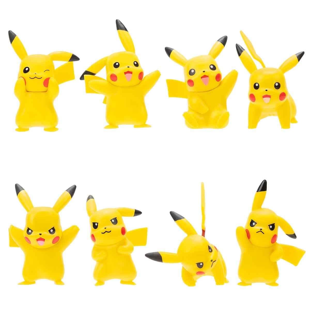 Pokemon Battle Figure Pickachu 8 Multipack 2-Inches