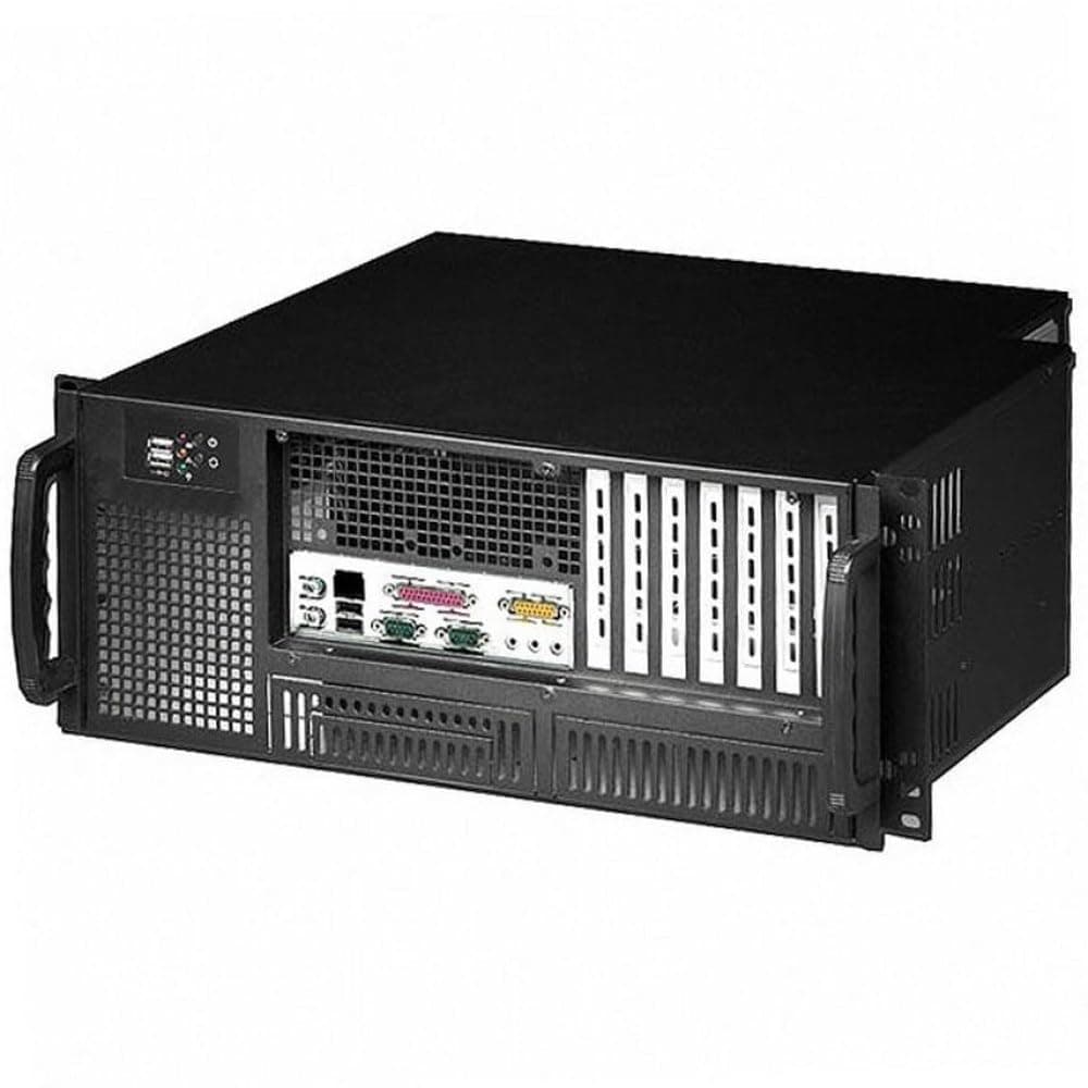 CHASSIS Industrial Rack 19/Desktop 4U Ultra Compact Black "I-CASE mp-p4hx-blk6 – Computer case (Rack, Server, Steel, ATX, Black, 4U)