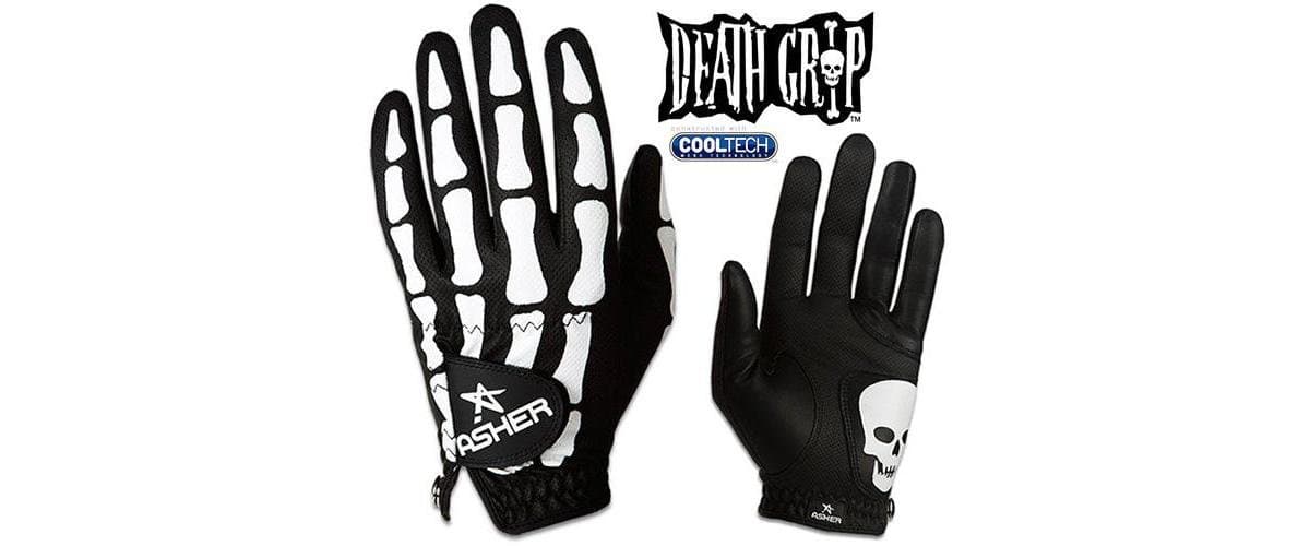 Asher Men's Deathgrip Left Hand Glove, Black, Medium/Large