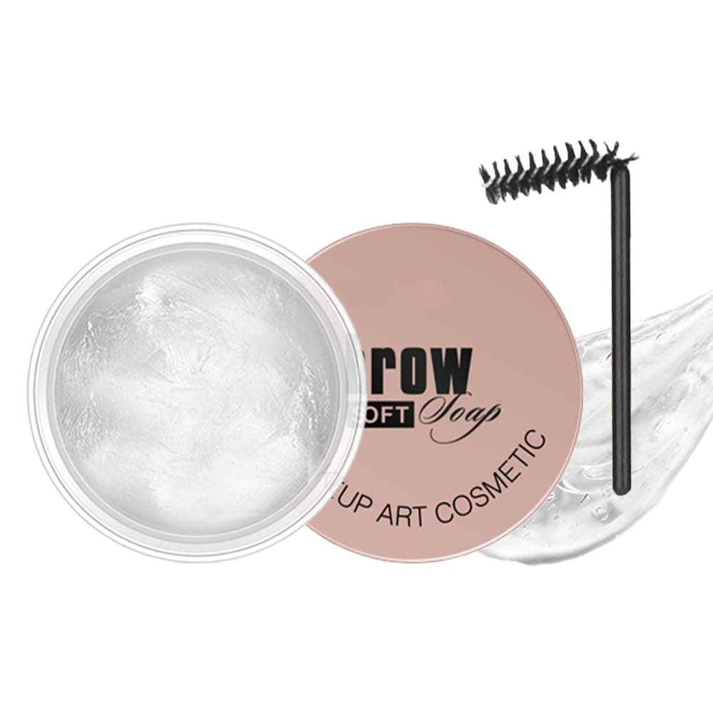 Soap Brows Kit, Eyebrow Freeze Styling Wax,Waterproof Long-lasting Eyebrows Enhancer Shaping Clear Tint Gel, Eye Brow Makeup Balm Pomade Cosmetics (1pcs 05#)