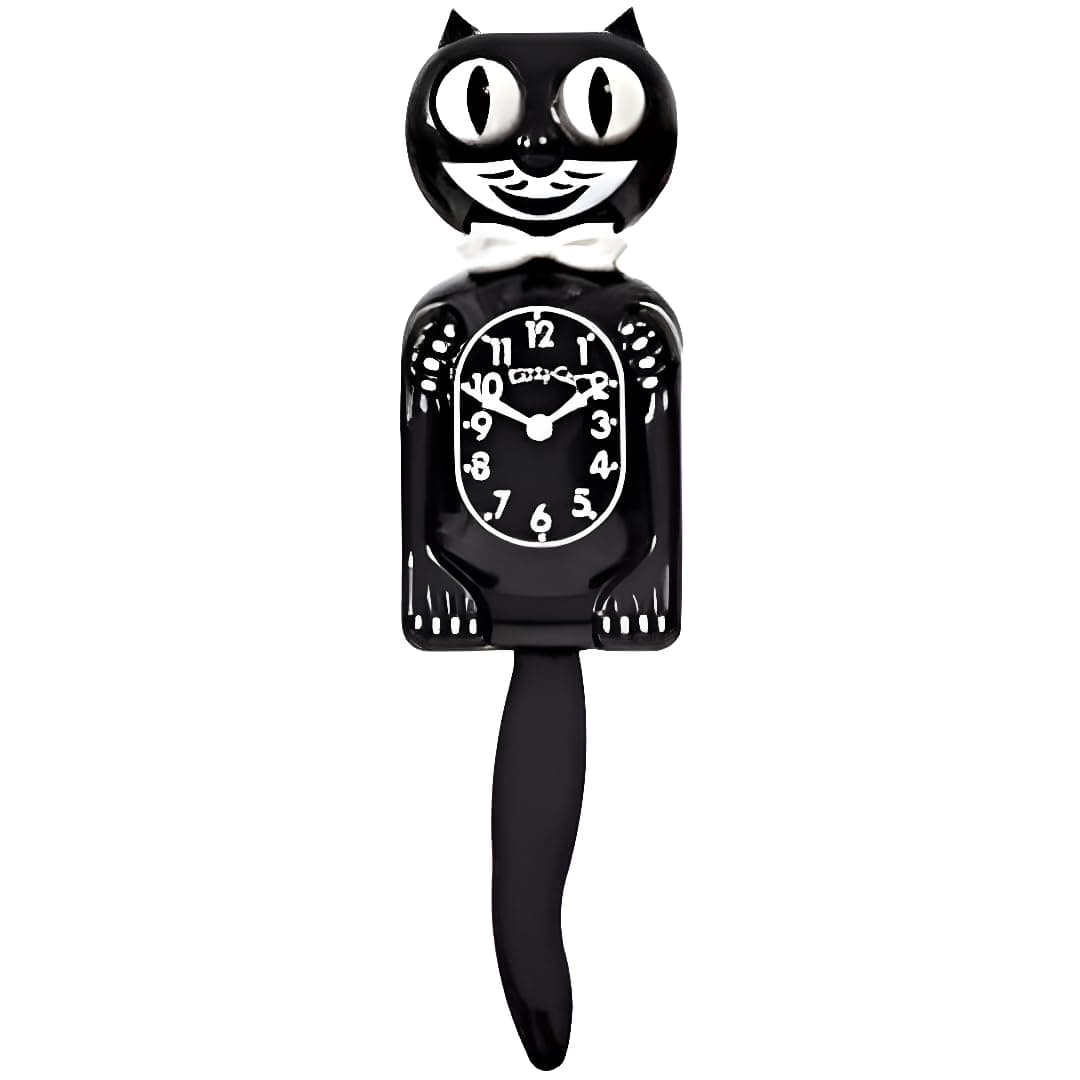 Kit Cat Klock Classic Black-Small