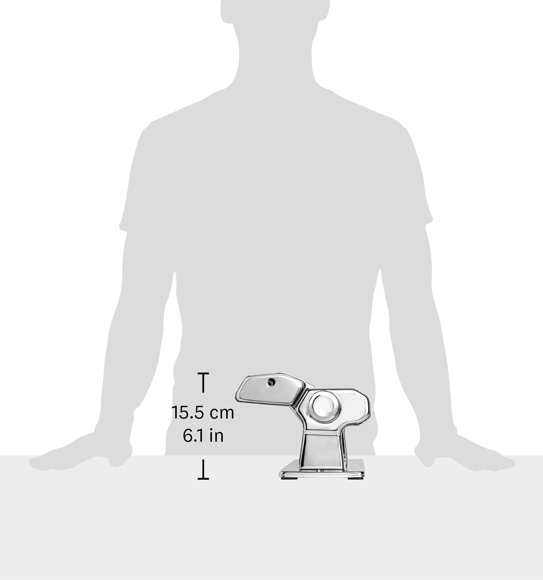 Marcato Atlas Pasta Machine, Made in Italy, Black, Includes Pasta Cutter, Hand Crank, and Instructions Green Green MC002439