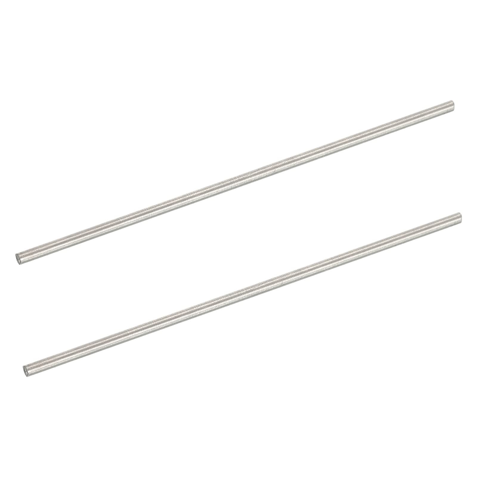 sourcing map Titanium Round Rod, Unpolished Half-Hard TC4 Titanium Alloy, Round Bar Rod, for Hand Tools, Aircraft Axle, DIY Craft, 2.5 x 100mm Pack of 2