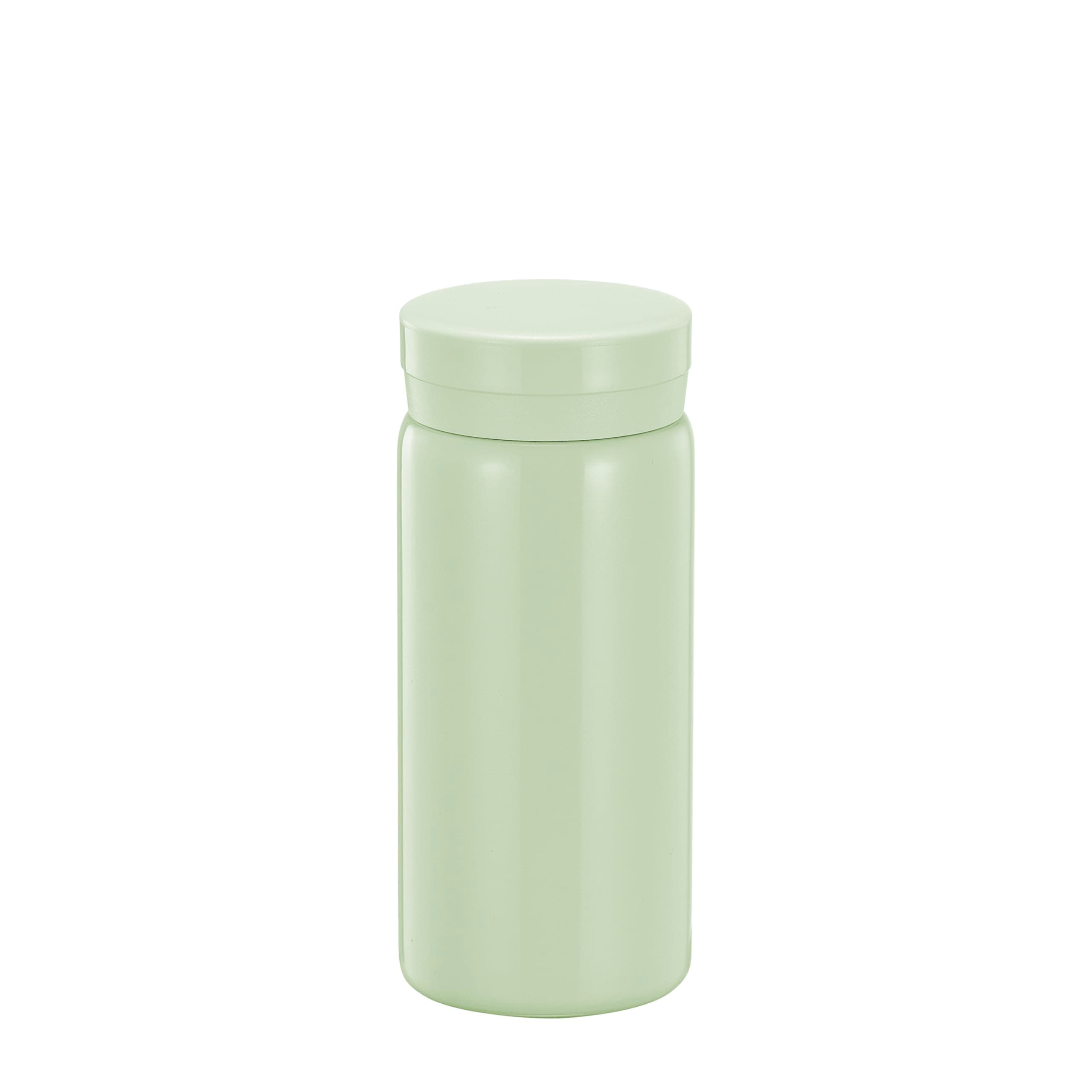 Mini Thermos Cute Water Bottle - 7 oz Tiny Insulated Vacuum 18/10 Stainless Steel Small Flask - Leak Proof & Spill Proof & Keeps Cold and Hot for Drink, Coffee, Tea - Light Green