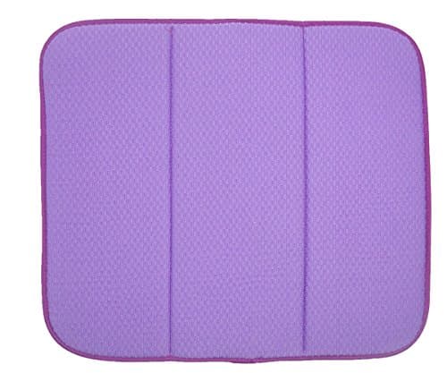 KLEIESH Microfiber Dish Drying Mat (40cmx45cm, Purple)