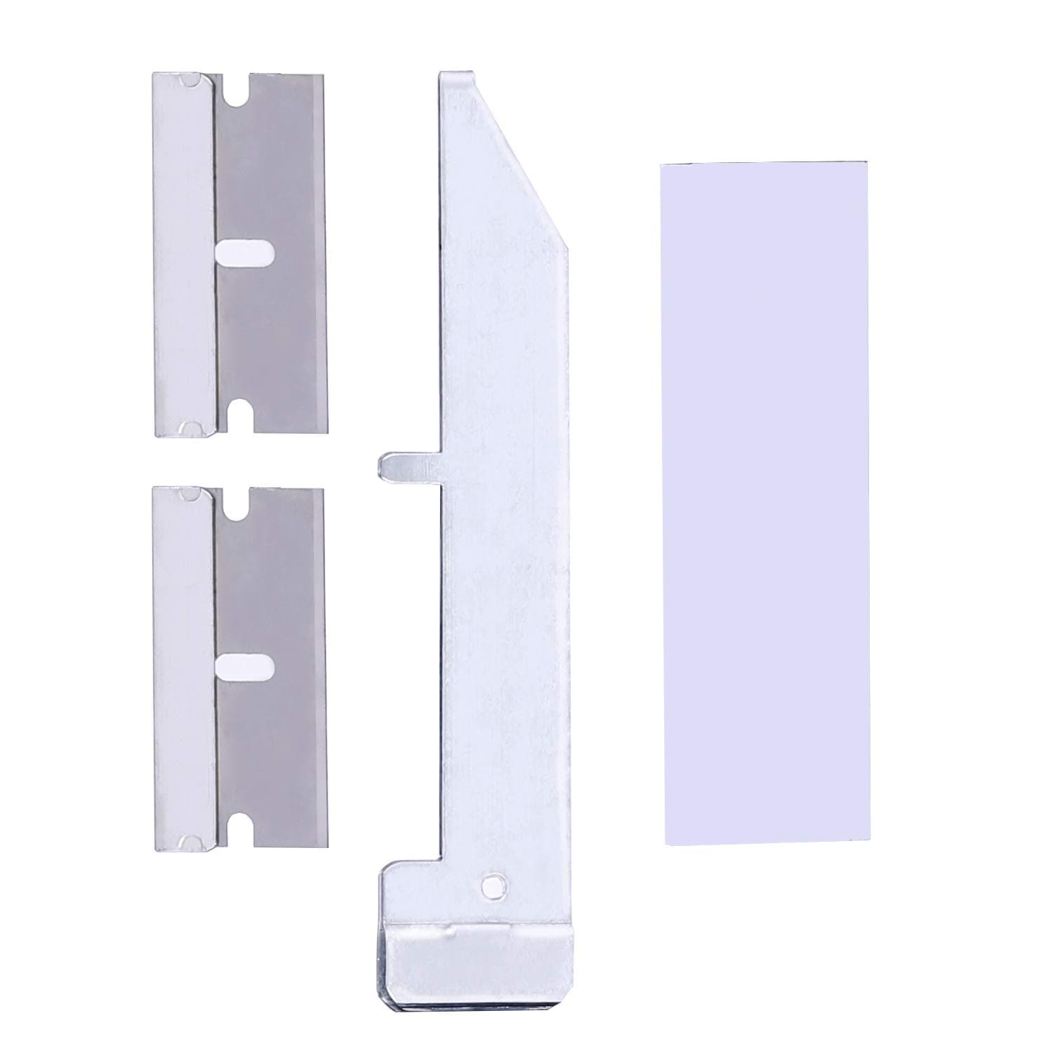 Retractable Box Cutter, 12-Pack Metal Tap Knife Made in USA, Razor Blade Cardboard Opener, Lightweight Handy Utility Knife for Packages, Letters, Craft and Paper, Single Edge Razor Scraper