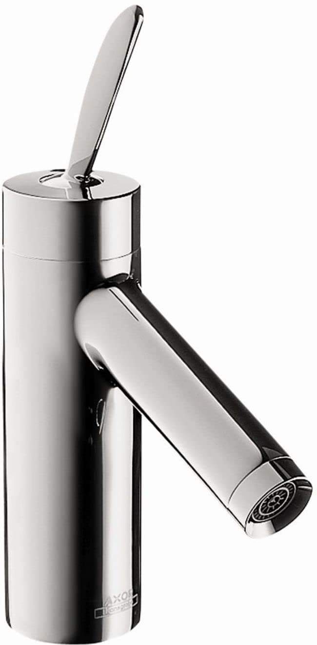 AXOR Starck Classic Modern Premium Hand Polished 1 Handle 1 8" Height Bathroom Sink Faucet, Chrome, 10010001