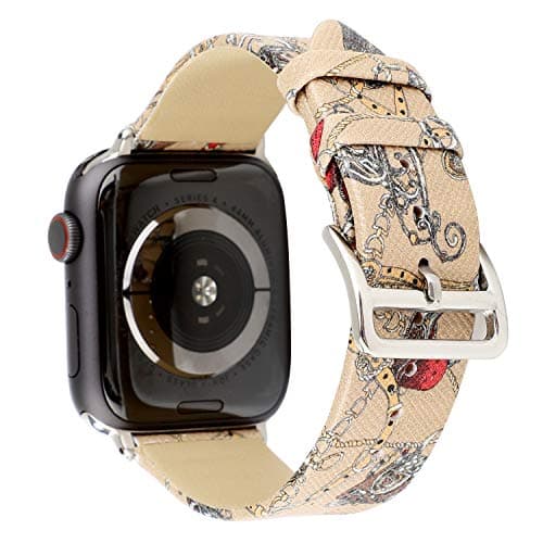 MeShow TCSHOW 38mm 40mm Chain Bag Style Replacement Strap Wrist Band with Metal Adapter Compatible for Apple Watch Series 5 4 3 2 1(Not fit for iWatch 42mm/44mm) (Z2)