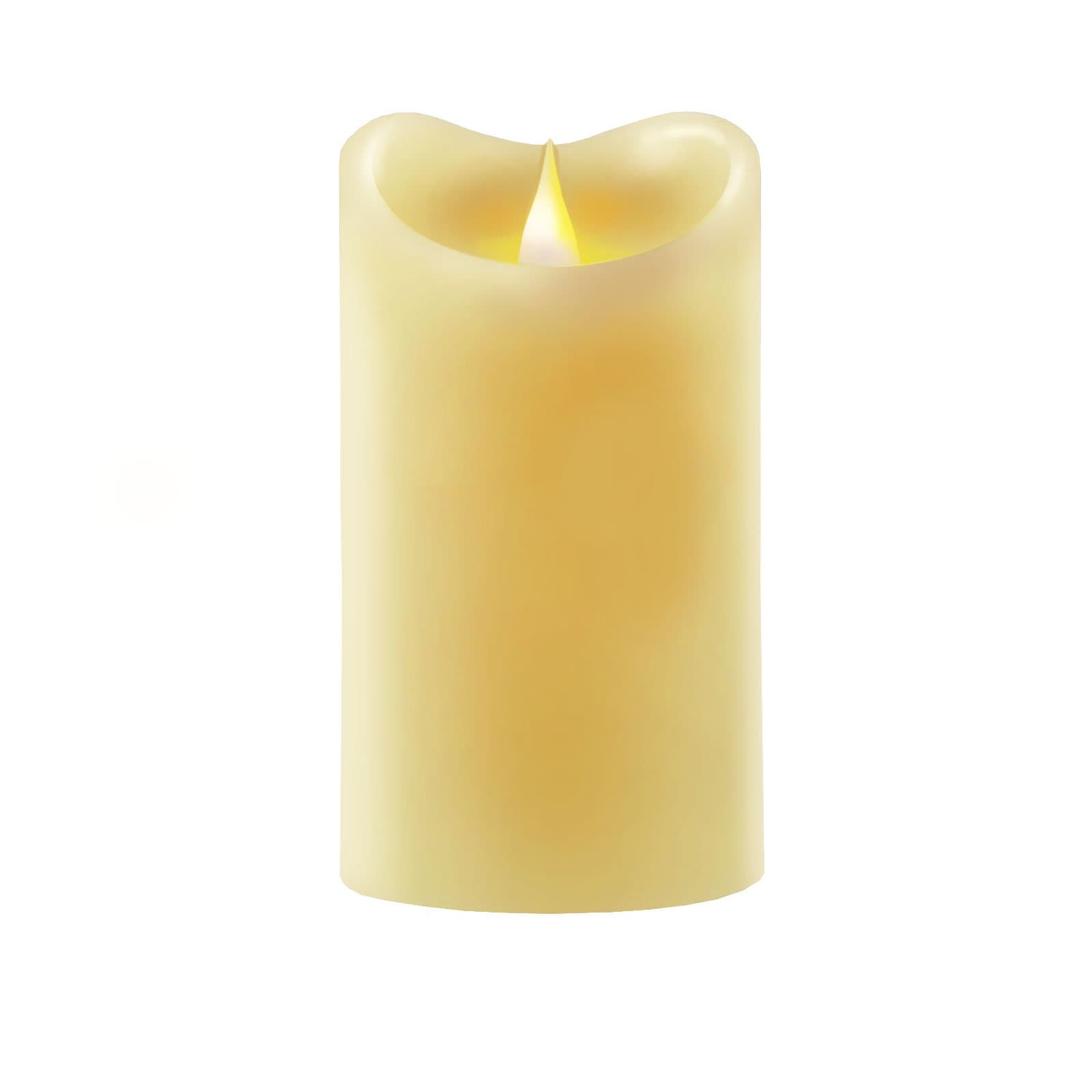 Illusions3 Flameless Candle - 4" x 6" Class with Moving Lighted Wick