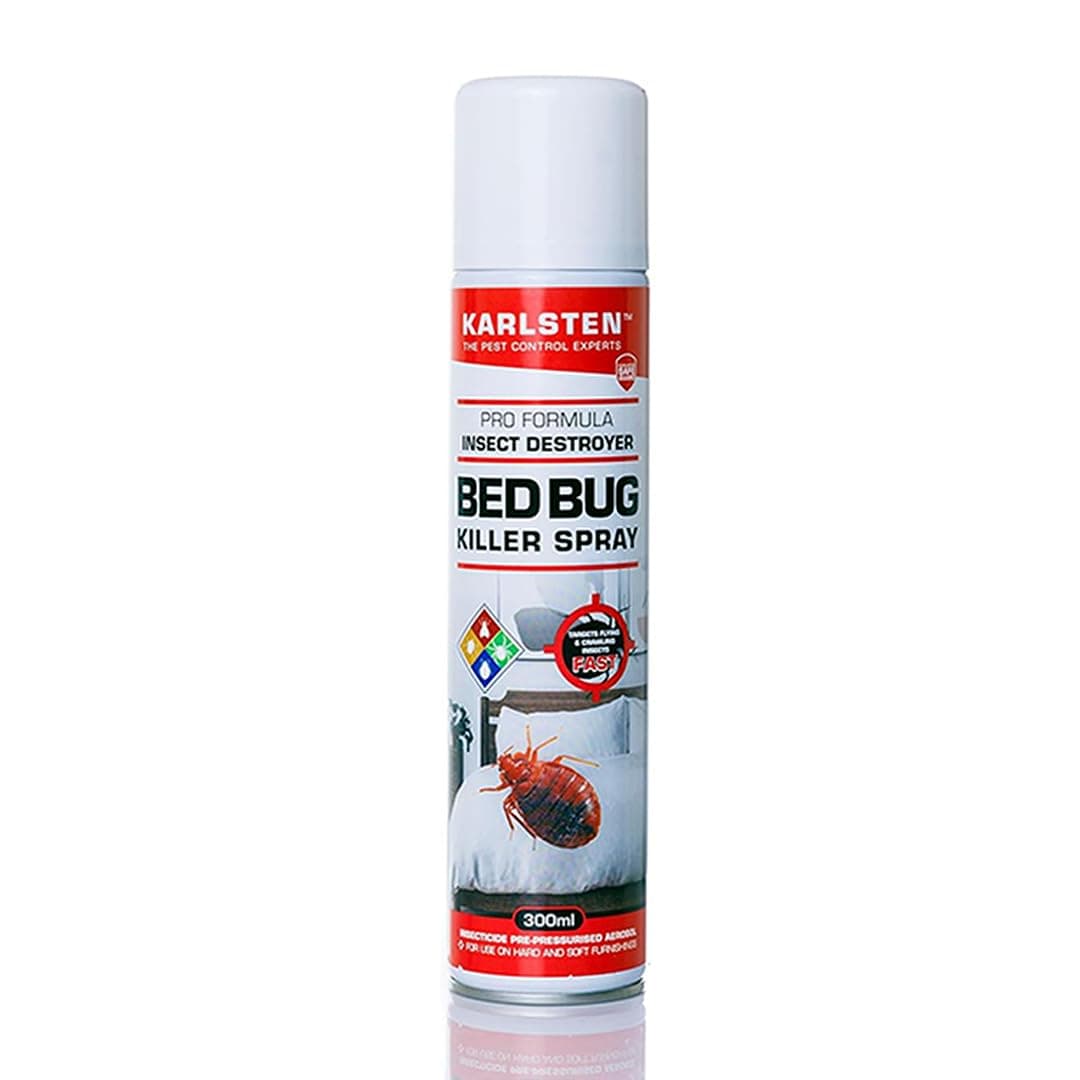 Bed Bug Killer Spray 300ml - High Strength Elimination of Resistant Bed Bugs & Dust Mites Control Kills Bed Bugs In All Cycles Of Life Use on Mattresses, Soft Furnishings & Around The Home