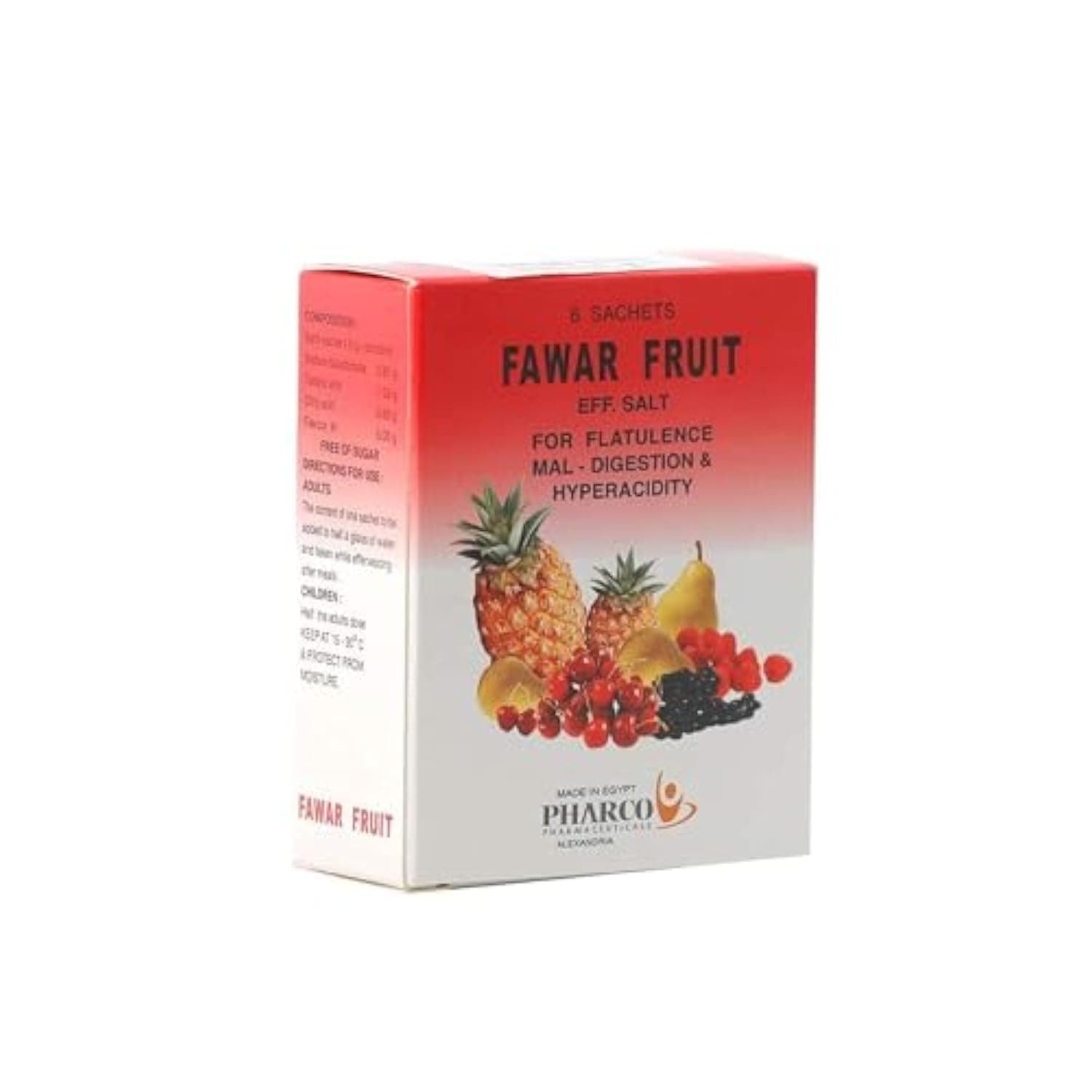 TML Fawar Fruit Effervescent Salt Sachets 6's