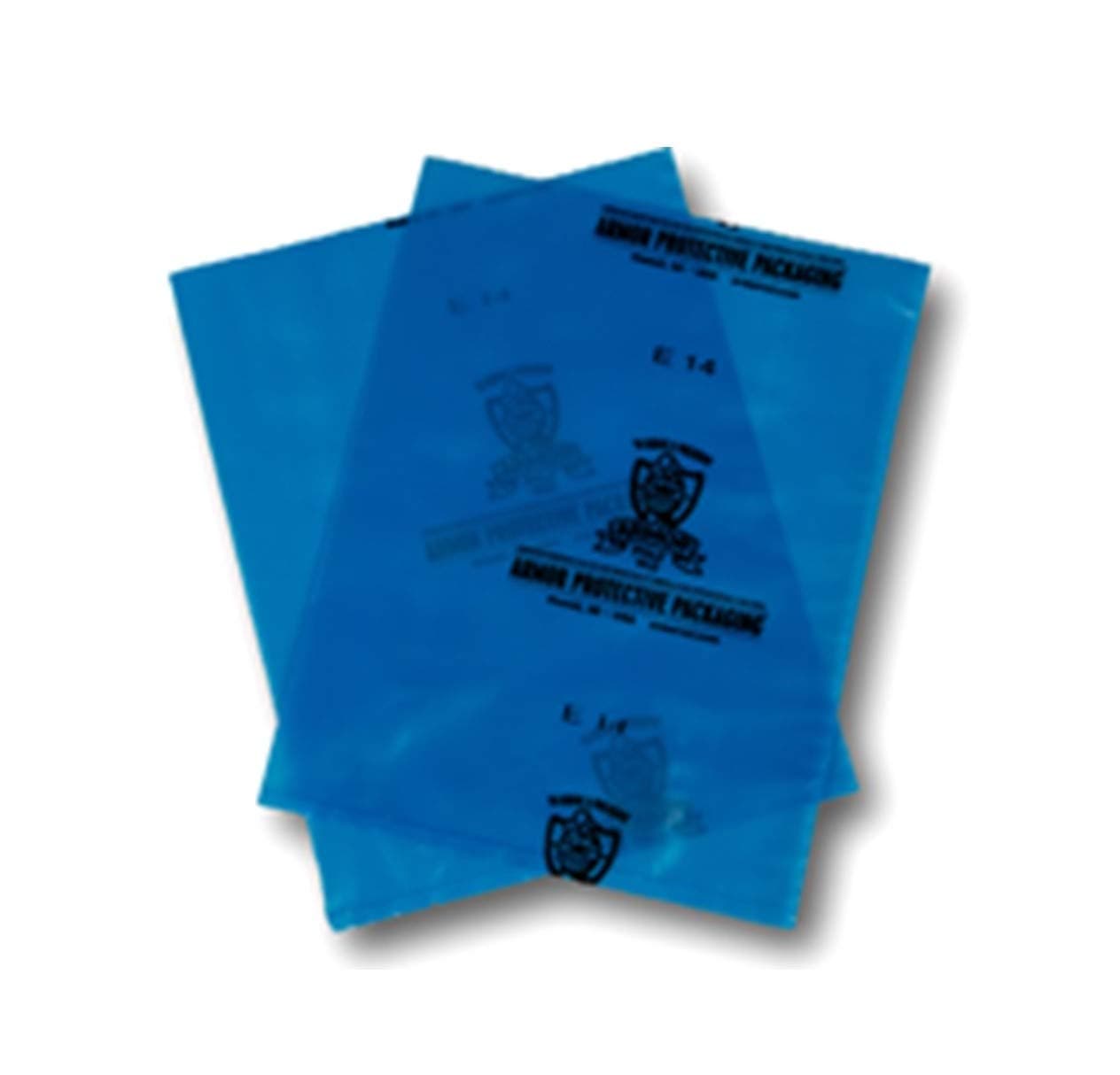 VCI Blue Poly Bags, 4 Mil, 10" x 15", Armor Protective Packaging from Laddawn (14320) - Case of 1000 Bags