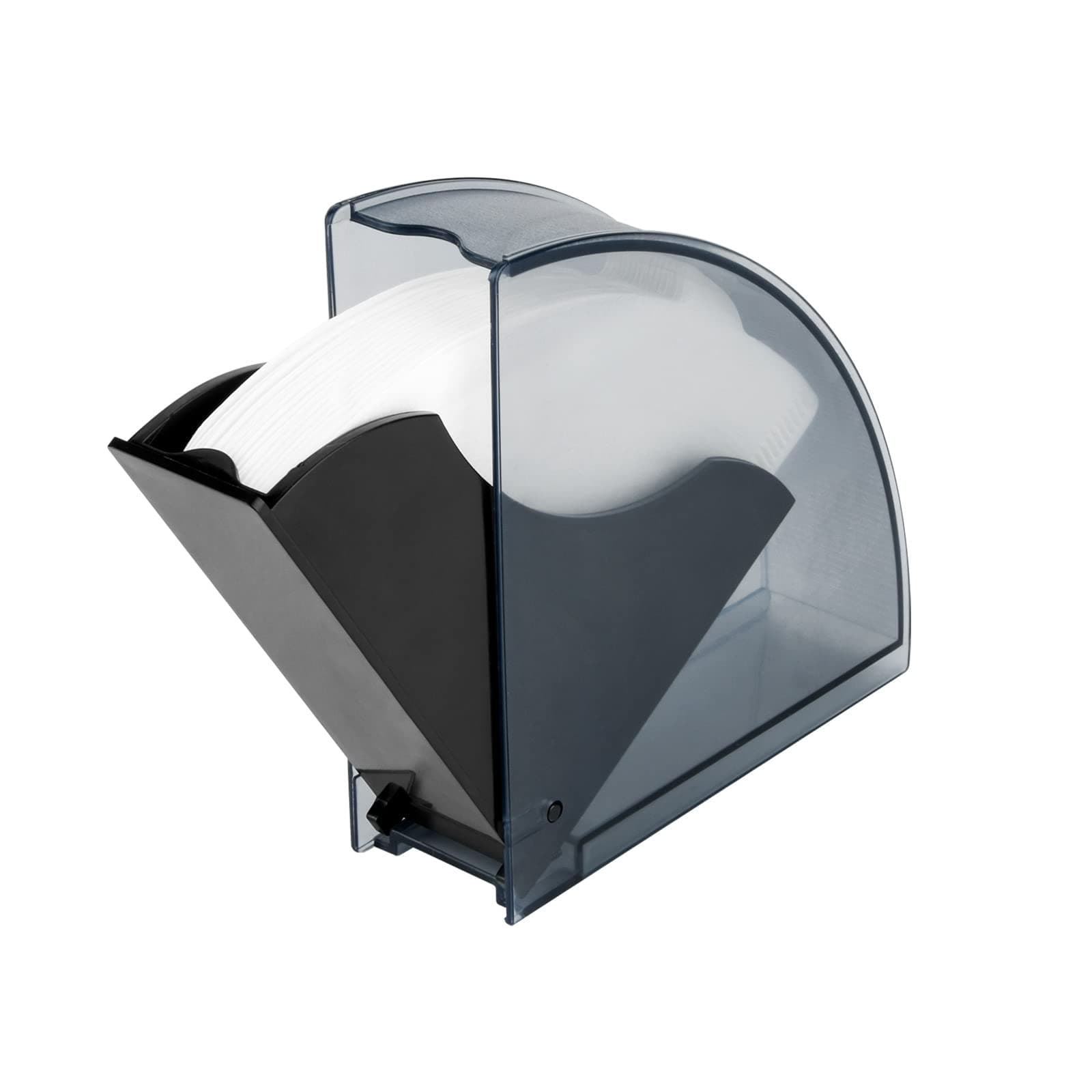 #01 Coffee Filter Holder with Dustproof Cover Coffee Filter Paper Dispenser Rack Storage Box Organizer Capacity of 100 pcs Paper Filters DampProof Fit #01 V60 Filter Paper for Coffee Shop Office