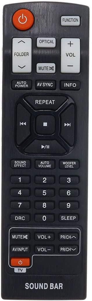 New Replacement Remote Control fit for NB2520A NB2430A NB5541 NB3530A LG Sound bar System