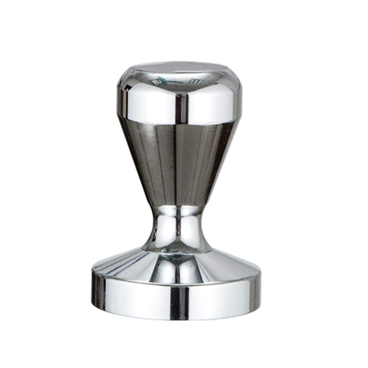 Coffee Tamper, Espresso Coffee Press Tamper Coffee with Silicone Tamper Mat (49MM Single)