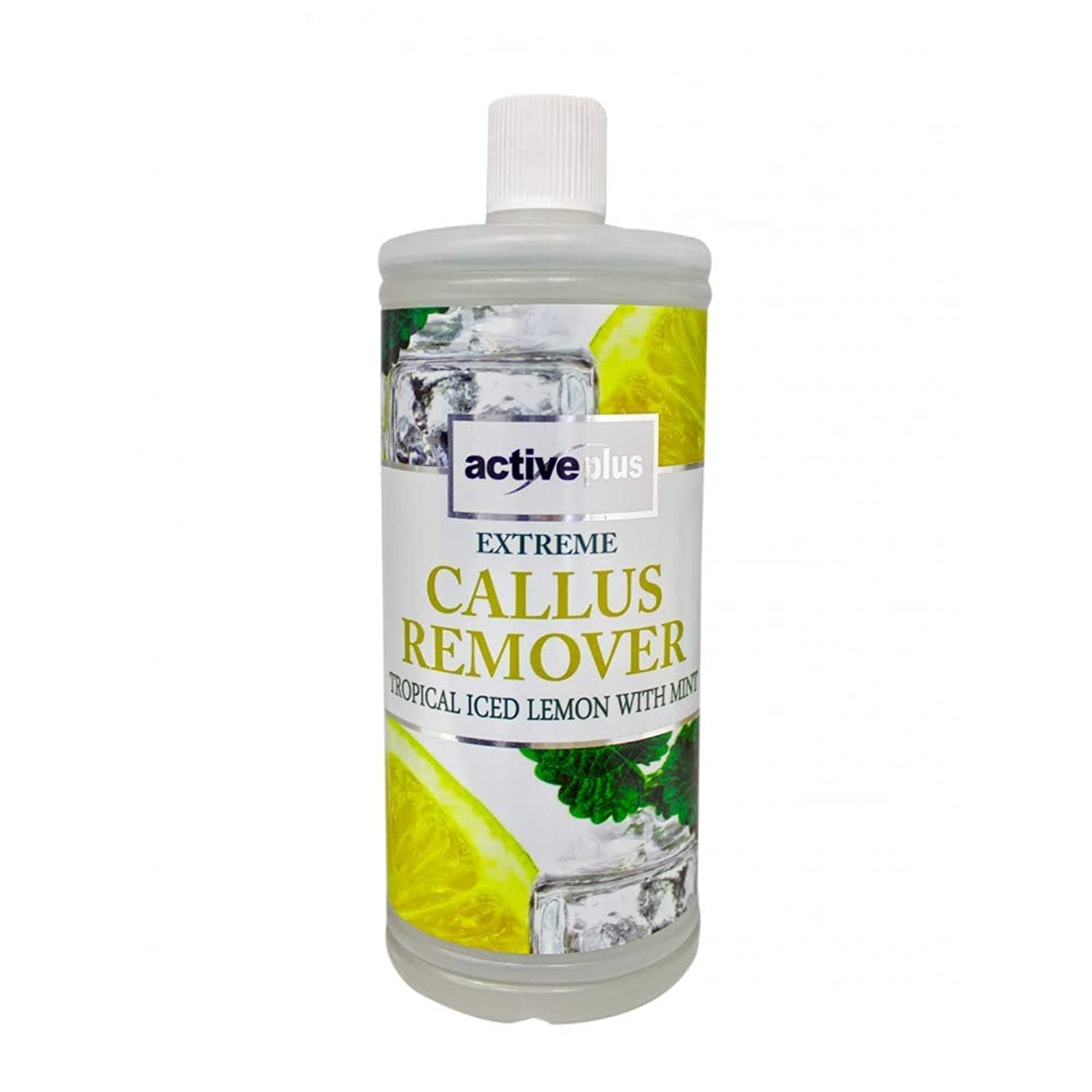Active Plus Callus Remover Foot Soaking Liquid Gel Foot Spa Treatment, (Lemon Mint, 1000ml)