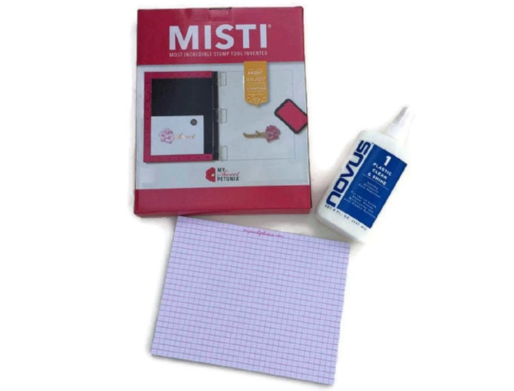 Misti Stamping Tool Original Size Most Incredible Stamp Tool Invented - Custom Grid Paper Pad includes Novus PC-10 - Stamping Scrapbookers Stampin Up Acceccories