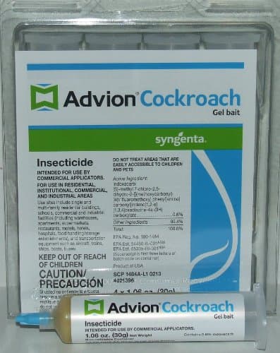 Advion Cockroach Bait Gel box (4 tubes)
