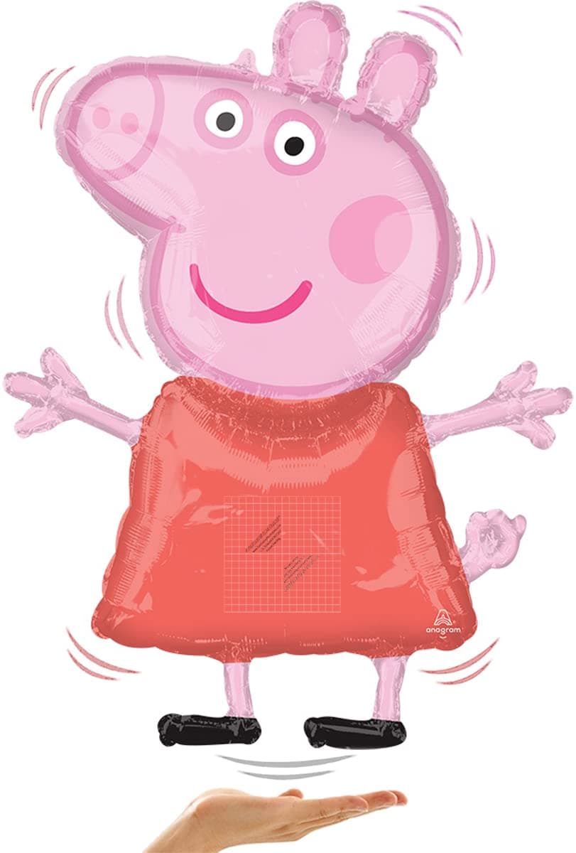 Fantastic Floatables Levitating Peppa Pig Peppa Pig 32 inch Flying Floating Anti-Gravity Toy HOVERS in MID-AIR - Interactive & Educational String-less Pet Balloon for Kids & Adult Indoor Events