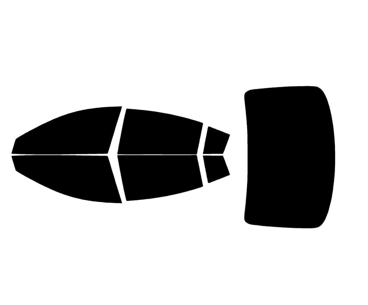 Custom Pre-Cut Window Tint Kit Film for Full Kit (All Side and Back Windows)