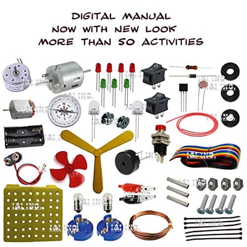Plastic Experimental Electric Activity Kit 2 Loose Parts - Multi Color