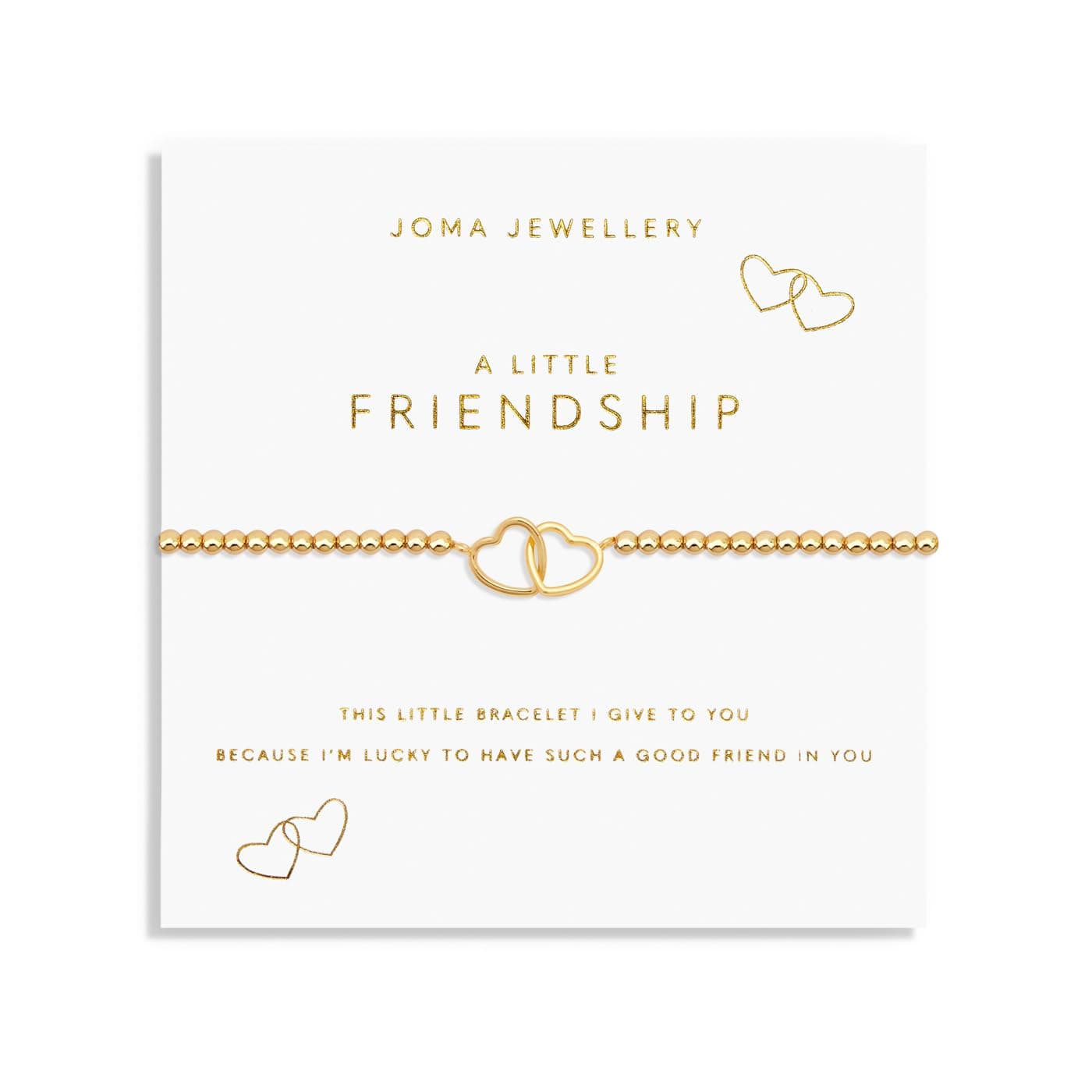 – A Little Gold Friendship Bracelet
