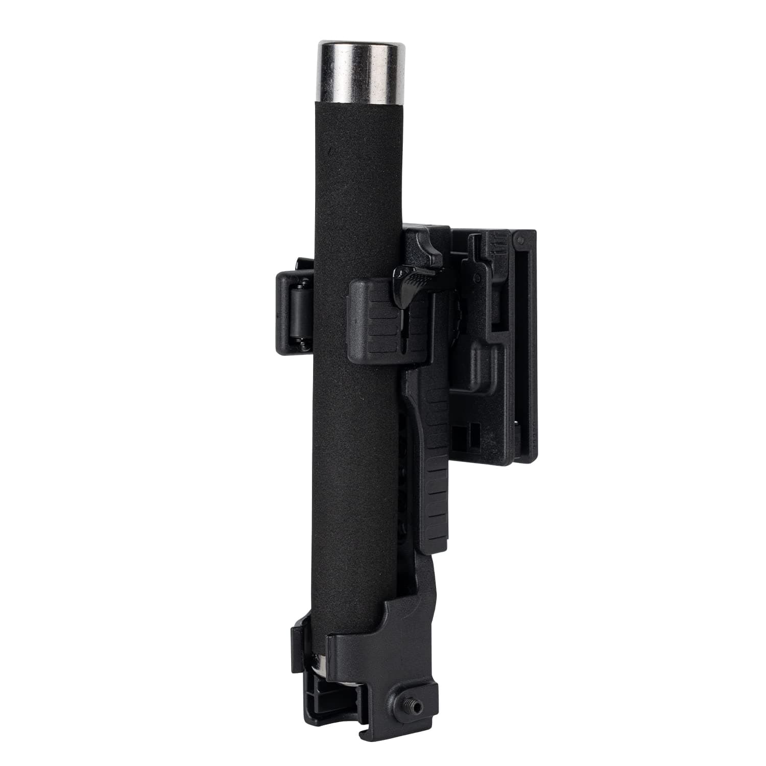 TACNEX Quick Release Baton Holder w/Duty Belt/MOLLE Vest Clip Rotatable Police Baton Holster 16"-21"-26" Telescopic Baton Carrier ASP Baton Carry Case Expandable Baton Flashlight Stand LE Security