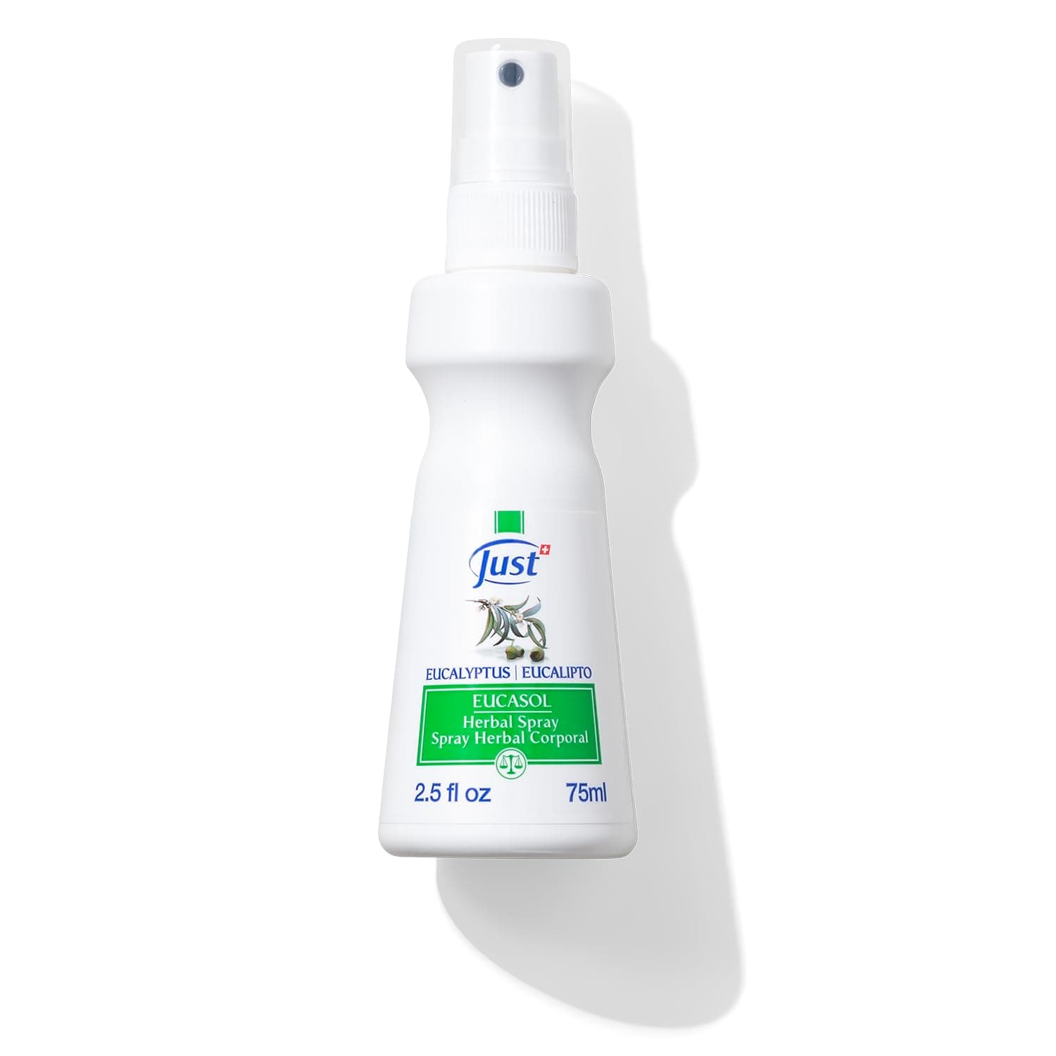 Eucasol Spray 75ml. Enriched With Eucalyptus Essential Oil. Alternative Room, Pillow Or Fabric Spray. Eucalyptus Spray by Swiss Just