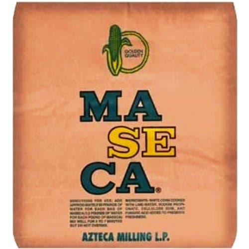 Maseca Golden Quality Azteca Milling Corn Flour, Regular White, 50 Pound