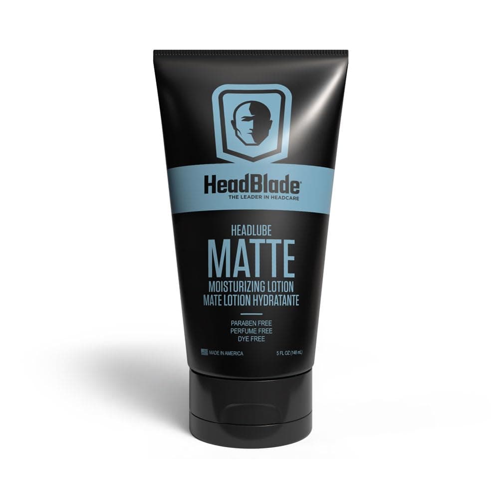 – HeadBlade HeadLube Matte Moisturizer Lotion for Men (5 oz) - Leaves Head Smooth and Grease-Free…