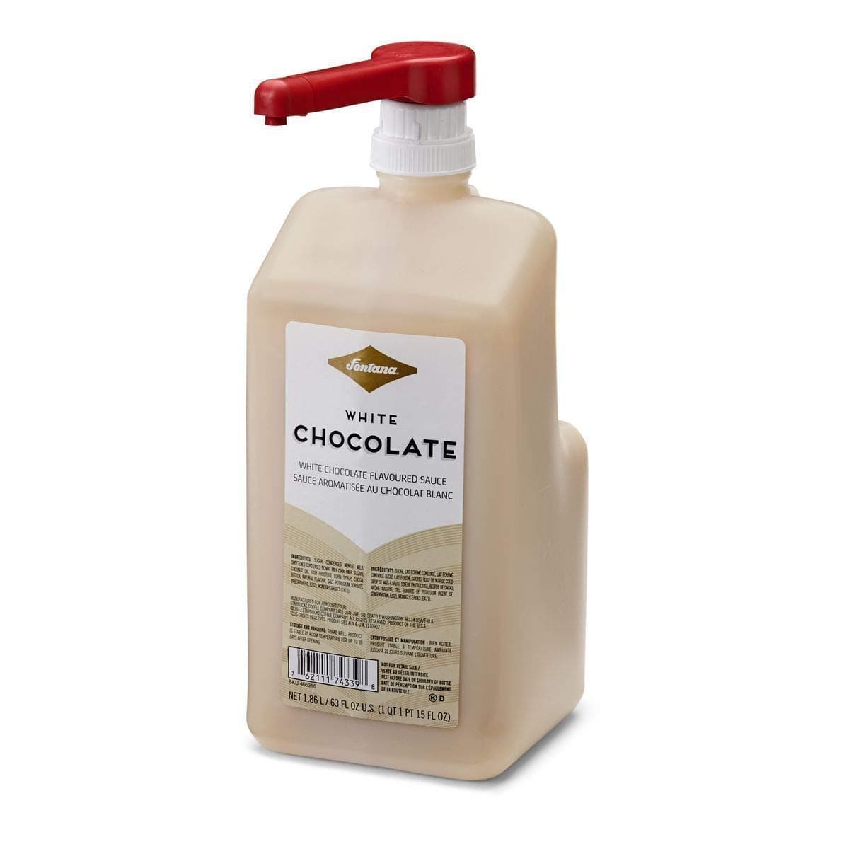 White Chocolate Mocha Sauce, 63 fl oz