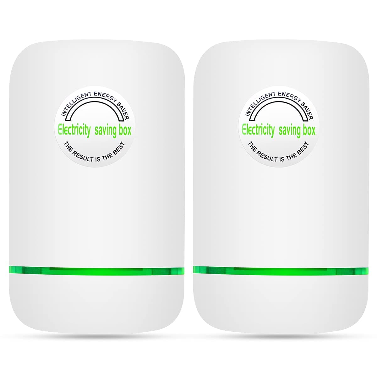 2 Pack Pro Power Saver Energy Saver Pro Power Save Electricity Saving Box Household Office Market Device Electric Smart Energy Saving Device US Plug 90V-250V 30kW