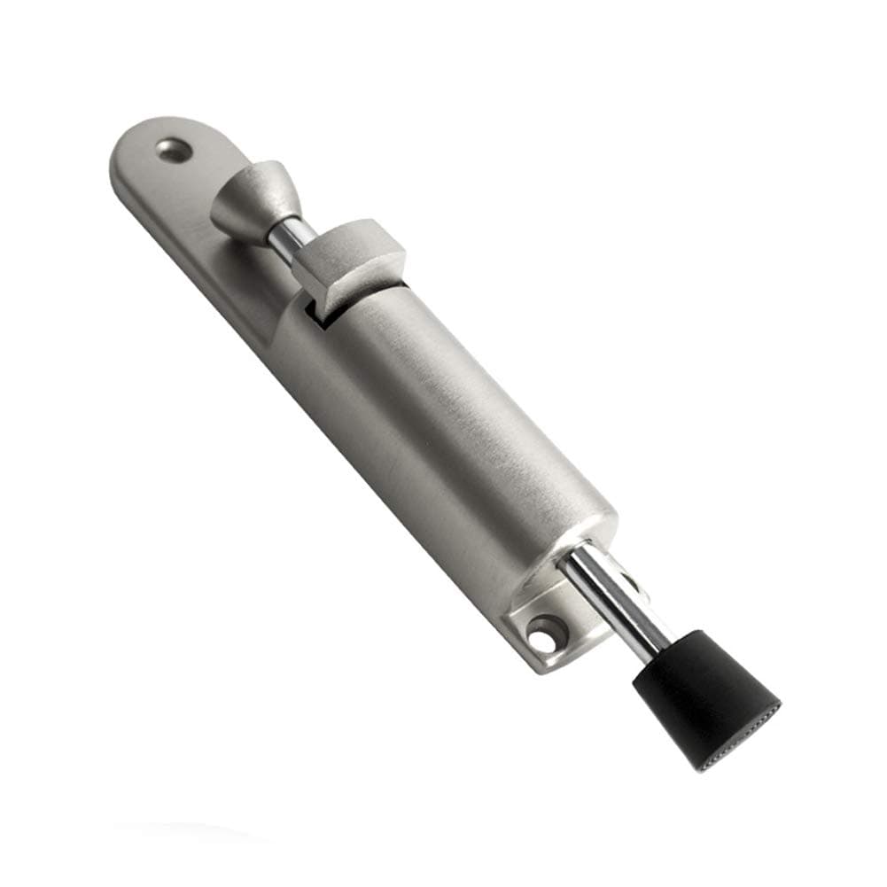 Eforlike 1 Piece Easy-Step Door Stopper Plunger Foot Operated Door Holder (Silver)