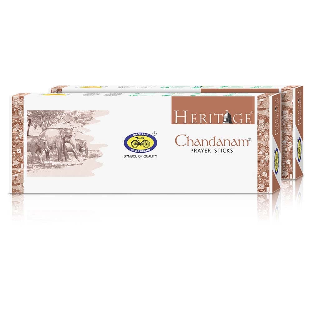 Cycle Pure Agarbathies Heritage Dual Pack Chandanam Incense Sticks - Pack of 2
