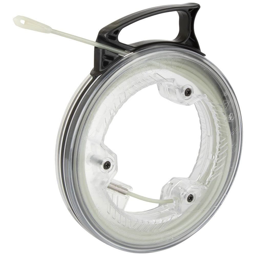 Klein Tools 50550 20-Foot Glow In The Dark Fish Tape, Fiberglass with Nylon Tip and Stainless-Steel Connector for Fish Rod Attachments